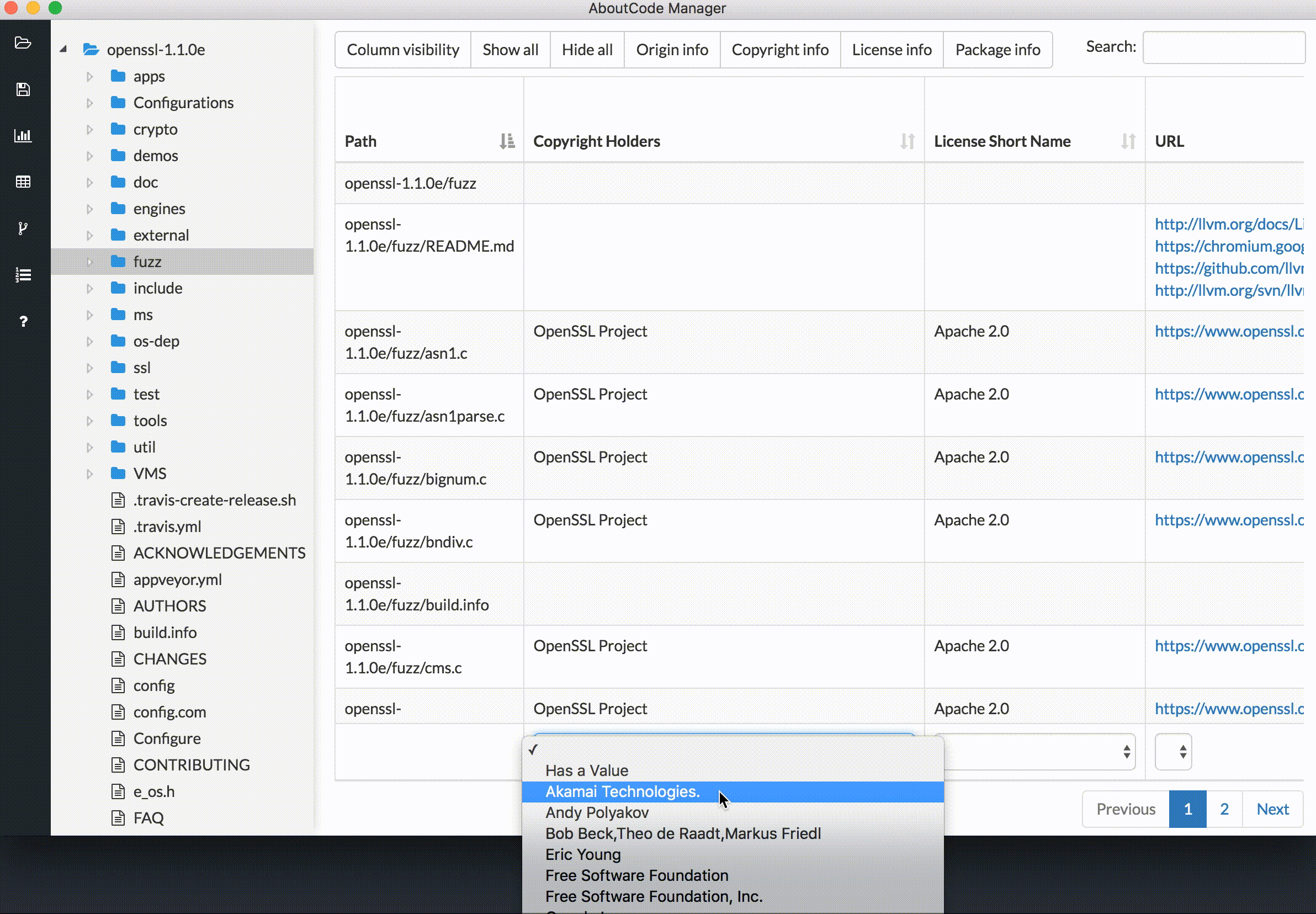 aboutcode-manager-table-view
